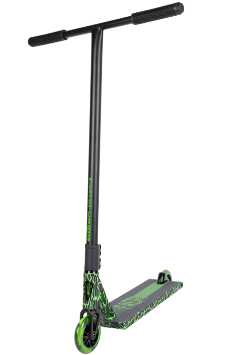 Самокат парковый AL кол. 110 мм ТТ FREAK WT, Abec 9 Chrome, зелёный