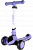 Самокат перед. 2-кол. 120 мм свет, Pony, склад. ручка, Abec 9-carbon, purple