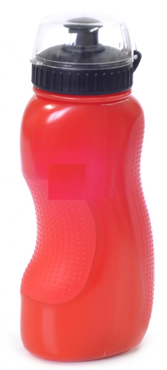 Бутылочка пл. 500 мл. JK 5236D, крышка-клапан, красная
