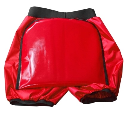 Ледянка-шорты, ISE SHORTS 1, ПВХ тент (размер XL, красный) от магазина 2 колеса 34