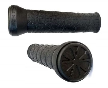 Ручки руля самокат парковый 130мм, BL 130CF, ТТ, заглуш, чёрные Ручки руля самокат парковый 130мм, BL 130CF, ТТ, заглуш, чёрные