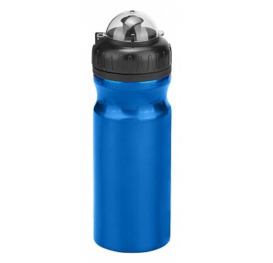 Бутылочка AL 680 мл. CB-1562, крышка-клапан, синяя, 550064