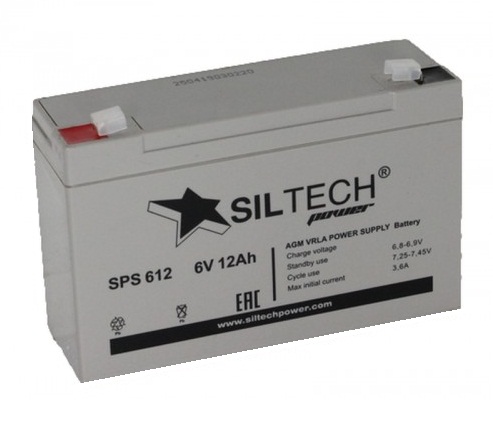 АКБ 6V12AH SILTECH SPS 612 (151-51-94) эл. мобиль, гелевый 