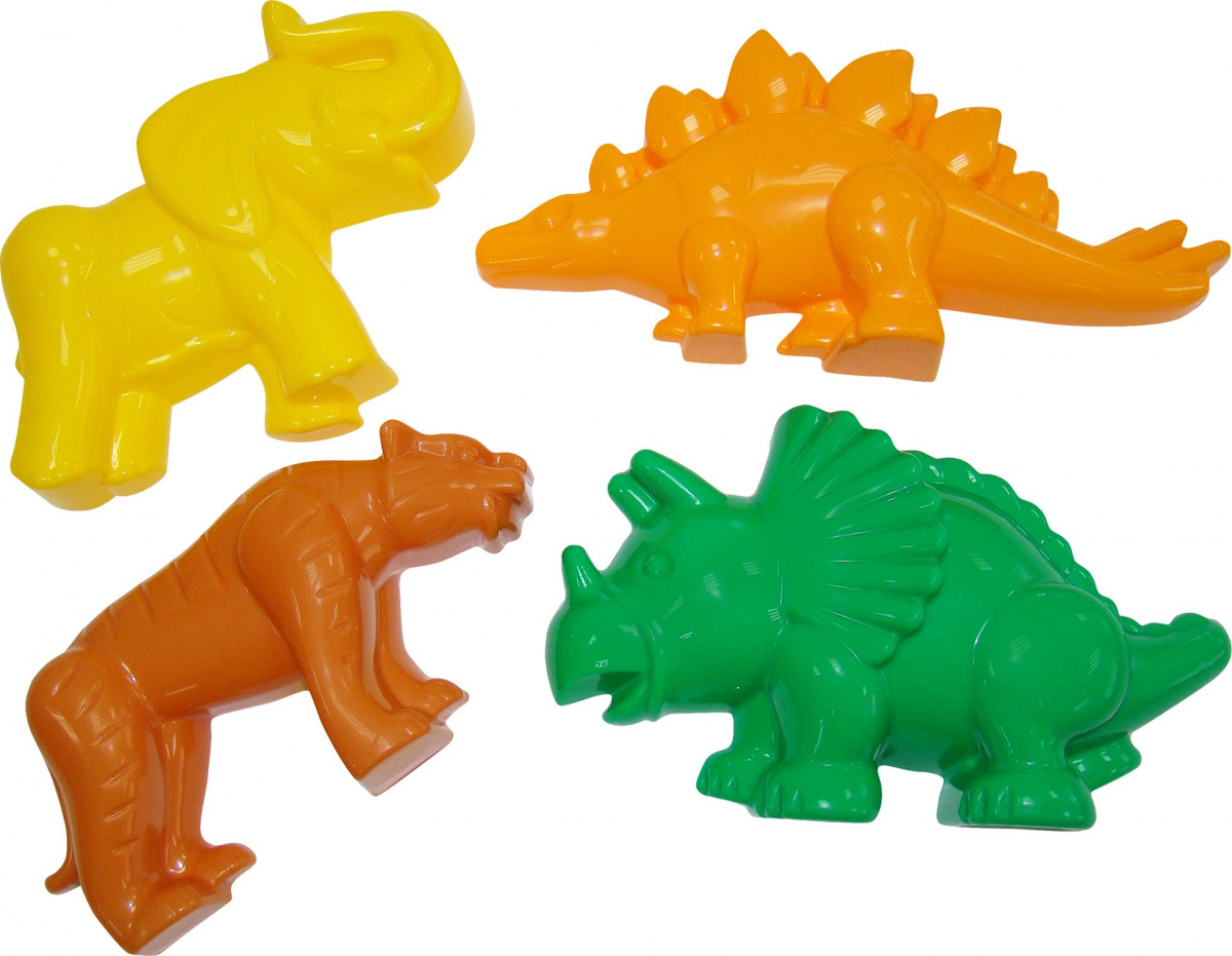 Формочки 36568 (тигр+мамонт+динозавр №2)  