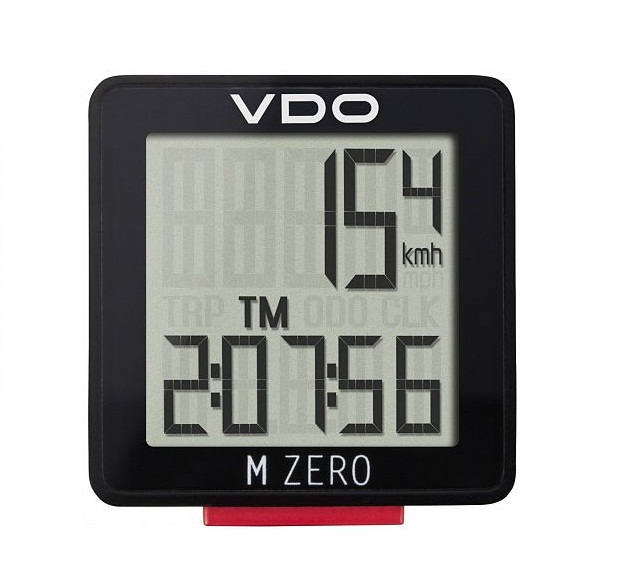Велокомп 05 функций, VDO M-ZERO WR, 3х стр. дисплей, чёрный, Германия, 4-3000