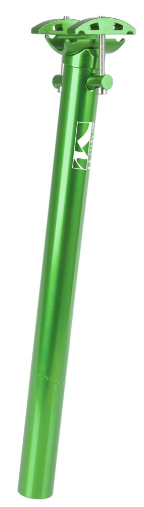 Подседельный штырь ф 27,2 L 350 мм AL, M-WAVE, рег. крепл. б/смещ-я, зелёный 5-252815