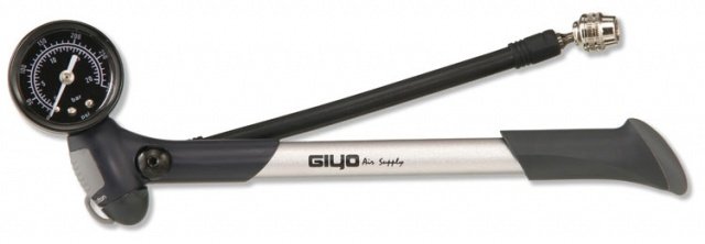 Насос AL GIYO GS-22, для вилок, маном. шланг L 180 мм. 21 атм. 255х14 мм. 6-190022