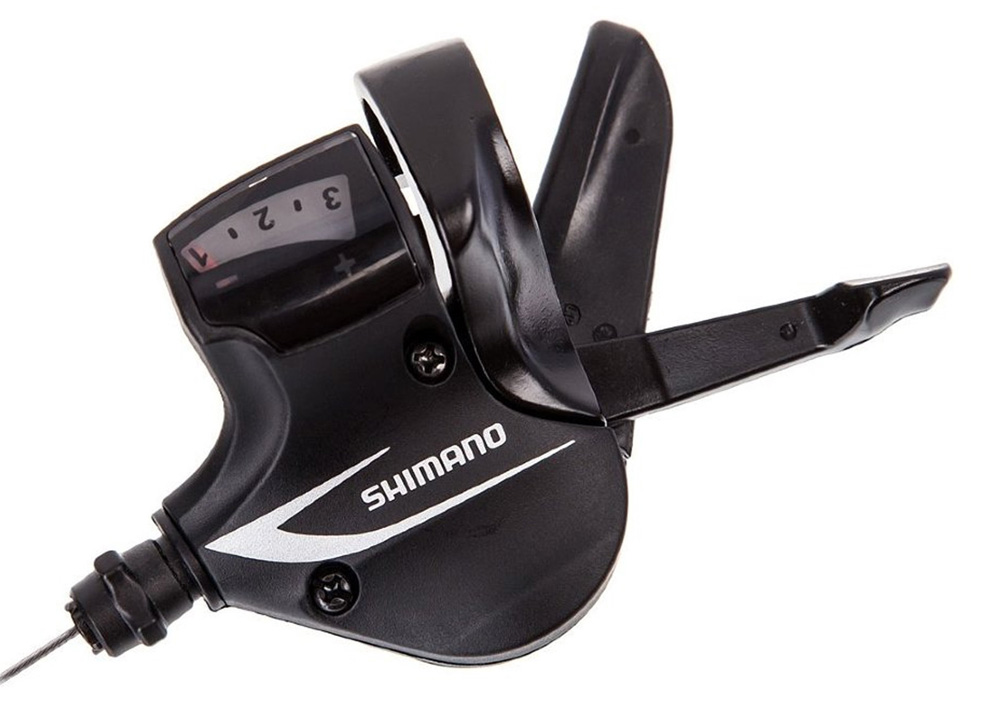 Перекл. на руль 3 ск. лев. Триггер, Sh. Acera, SL-M360-3LB, черный, 590068