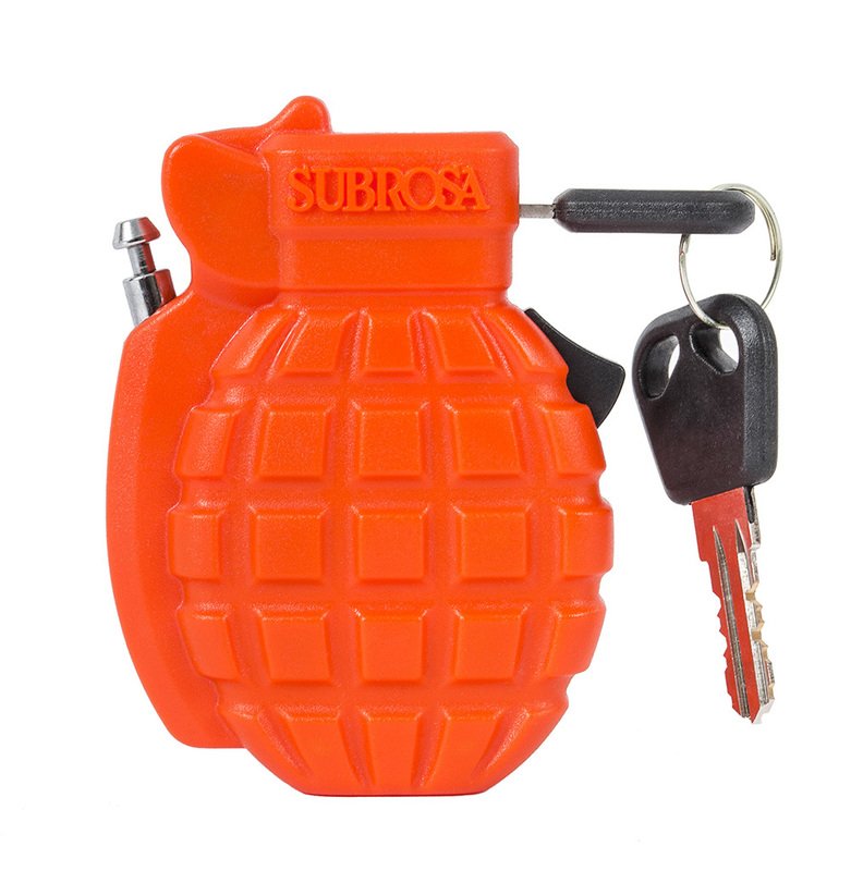 Противоугонка ключ L 800мм, ф 1.5мм, Subrosa Combat, складная, оранжевая, 503-14000