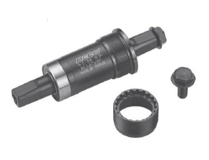 Картридж квад. L100/159,5 мм, FATBIKE, NECO B911, 1.37”x24T, пром. подш, болт, ZTB18016