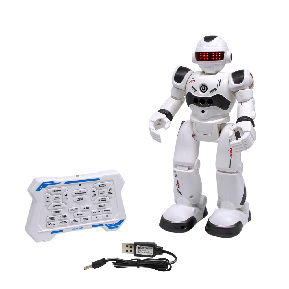 Робот р/у JB0402279 "Smart Baby", робот Лёня, свет, звук