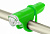 Фара перед, селикон, JY-267-G, 1 LED, 2 реж, 1хАА, зелёный, 560105