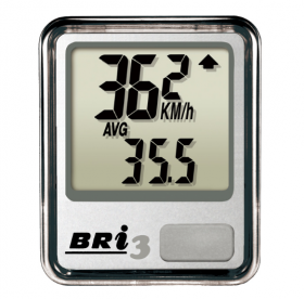 Велокомп BRI-3, 10 функций, серебристый 060009
