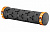 Ручки руля 130 мм, XH-G181BL, матер. Kraton, AL кольца, чёрно-золотистые, 150236