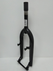 Вилка 20д. ф 1", V-brake, L 145 мм., резьб., мет., BMX Y2021, чёрная