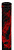 Ручки руля 170 мм, BMX Subrosa Griffin DCR Flangeless, красно-чёрные, 510-17010