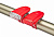 Фонари перед+задн. силикон, АКБ, JY-378DF+DT, 4/4 LED, 3 реж, 3.7V/260 mAh, красный, 560142