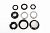 Гайки каретки с подш. 9 ш. FP-B602, чёрный 160070