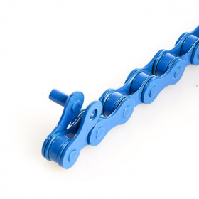 Цепь BMX 1ск. C 410TP CLARK`S 1/2"x1/8" 112зв. синяя тефл. хром. с пином в упак. 3-136 
