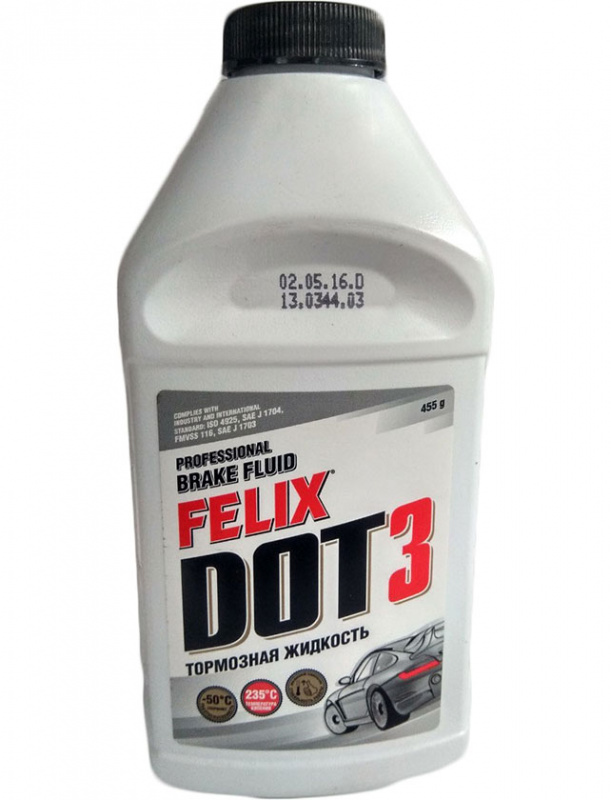 Тормозная жид FELIX DOT-3 455гр Тормозная жид FELIX DOT-3 455гр