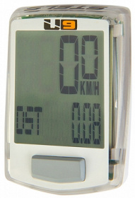 Велокомп U 9,  9 функций, белый, 060026