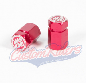 Колпачок камеры ВМХ Mankind Valve Caps красный, (2 шт.) 916-0002
