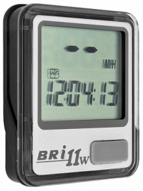 Велокомп BRI-11, 11 функций, безпроводной, серебристый 060032