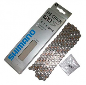 Цепь 8ск. "Shimano GN-HG40" 1/2"x11/128, 116зв, термообработка, усилен, с пином, ZSM74796