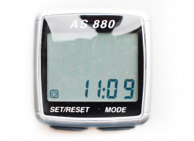 Велокомп ASSIZE AS-880, 11 функций, серебристый Таивань 330880