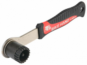 Съемник картриджа, карет, с ручкой, Sh, и ISIS drive, напр. осью, BIKE HAND YC-26 BB-2А, 230025