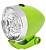 Фара на вилку, пл, JY-592, 3 LED, 1 реж, 3хААА, серебро-зелёный, 560092