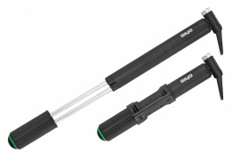 Насос пл, GIYO GC-01, 170х35 мм, с балонч. (СО2),  8 атм, AV/FV, чёрно-серый
